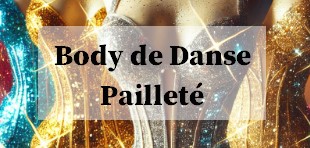 le body de danse orientale pailleté